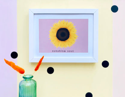 SECONDS (less than perfect) - Sunshine Soul A5 Unframed Print