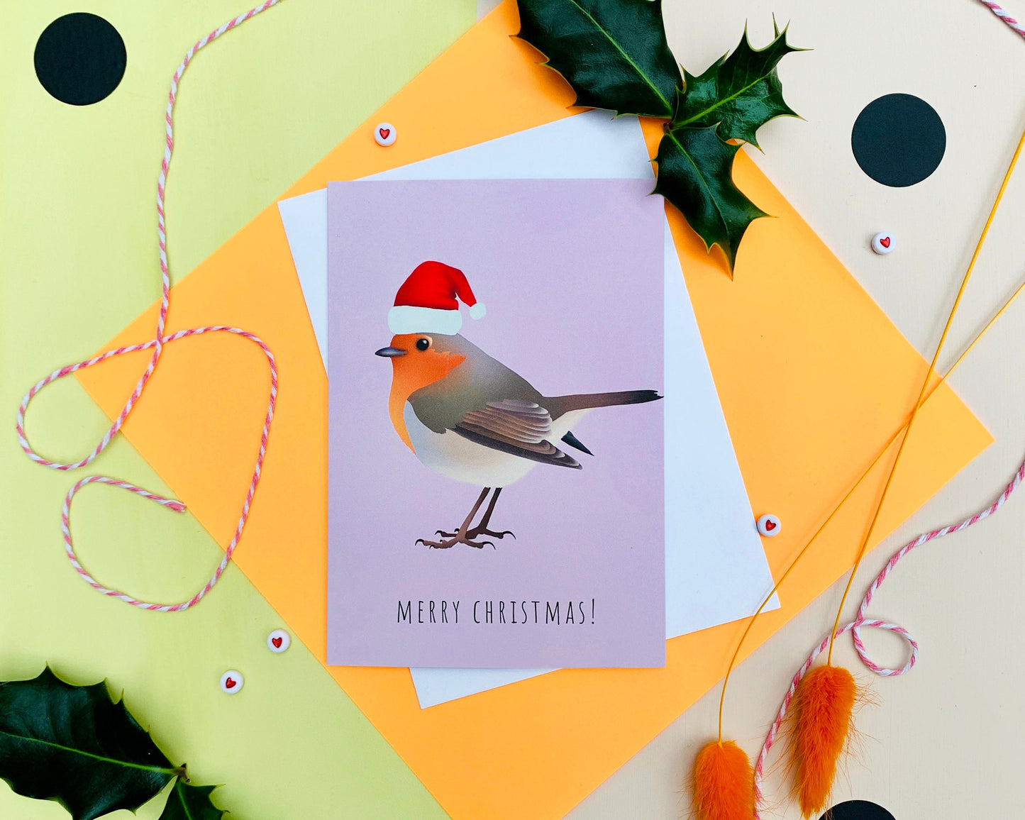 Robin Merry Christmas Card