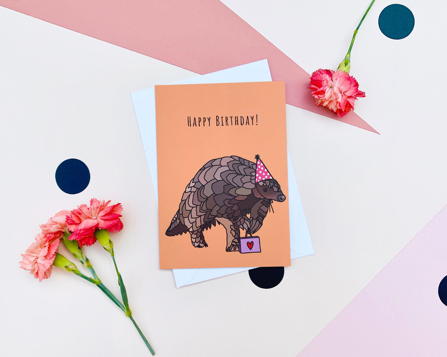 Pangolin Happy Birthday Card