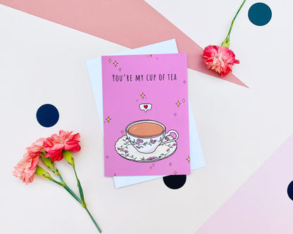 You're My Cup Of Tea Valentines Day Card