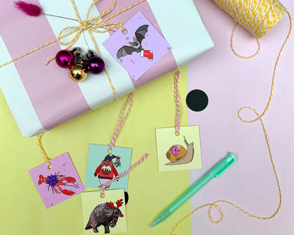 Colourful Christmas Gift Tag Bundle