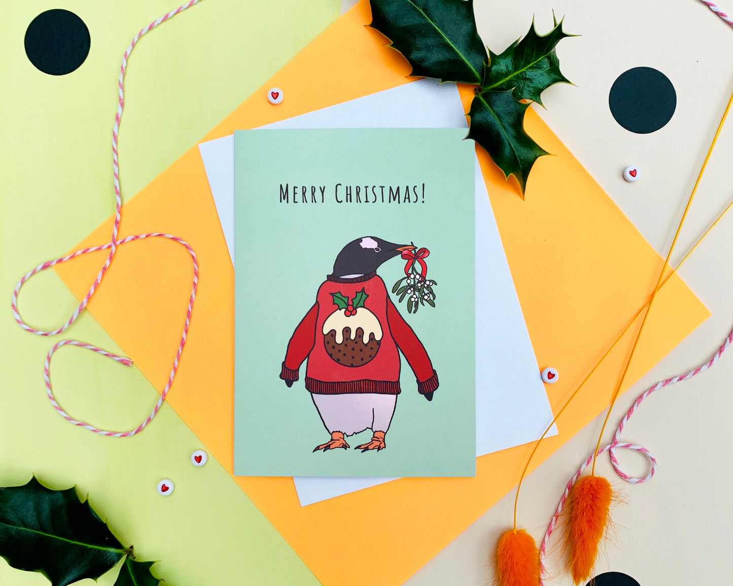 Penguin Merry Christmas Card